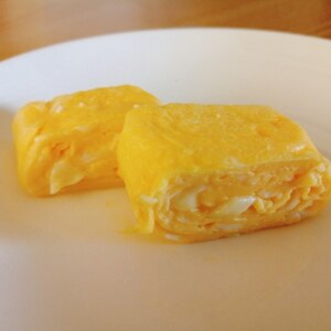 チーズごろごろとろける卵焼き